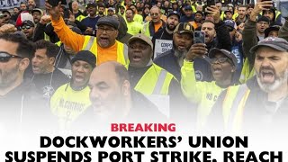 LONGSHORE MEN STRIKE Port workers already make 120000 to 200000 a yr Get back to work [upl. by Gallager]