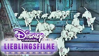 101 DALMATINER  Teil 1 und 2  Bei den Lieblingsfilmen im DISNEY CHANNEL [upl. by Nobell]