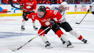 Highlights from Canada vs Switzerland at the 2024 Hlinka Gretzky Cup [upl. by Kat]