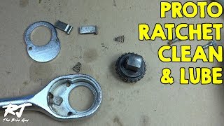 How To CleanLube Vintage Proto Ratchet Wrench 5449 [upl. by Somar]