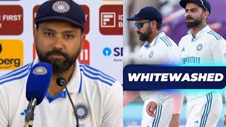 Rohit Sharma Press Conference After India vs New Zealand 3rd Test 2024 [upl. by Senoj802]