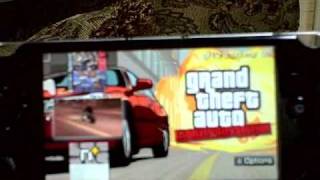 PSP 3000 Hacked Playing PSX CSO ISO and Youtube PSPTUBE [upl. by Walter]