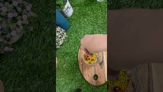 Papad cone chaat with mint chutney papad chaat  masala papad food eveningvibes eveningbite [upl. by Edmea]