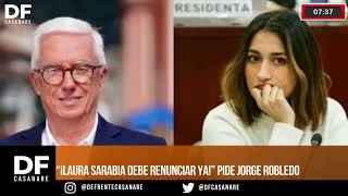 “¡Laura Sarabia debe renunciar ya” pide Jorge Robledo [upl. by Malo]