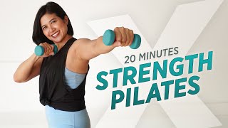 Strength x Pilates workout Pilates with Weights [upl. by Tega]