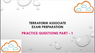 Terraform Associate Exam Sample Questions Practice Questions Part 1 [upl. by Rennoc322]