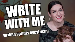 WRITE WITH ME  Live Writing Sprints [upl. by Kwang744]