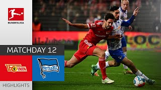 Union Berlin  Hertha Berlin 20  Highlights  Matchday 12 – Bundesliga 202122 [upl. by Ahtel]