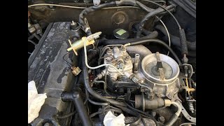 W20161Mercedes Benz W201190E Repair of engine start failure [upl. by Otrebile]