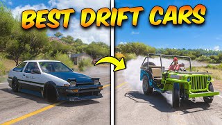 The Most ESSENTIAL Drift Cars in Forza Horizon 5 [upl. by Johppah]