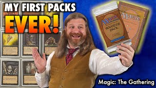 Opening The First Magic The Gathering Packs I Ever Bought [upl. by Carew]