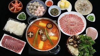 Chinese Hot Pot Base Recipe Non Spicy Tomato Flavor [upl. by Mashe]