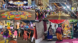 🇬🇾Navratri Biggest Garba Celebration 2023 Family By The Thousands Dancing Garba Until 2am 🇮🇳 🇬🇾 [upl. by Florette106]