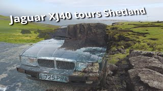 Jaguar XJ40 tours Shetland [upl. by Ellehcir]