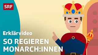 Monarchie als Regierungsform – einfach erklärt  Kindervideos  SRF Kids [upl. by Hesther]