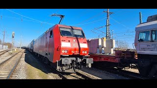 Führerstandsmitfahrt  Cabview BR 152 Treuchtlingen  Augsburg [upl. by Otreblig256]