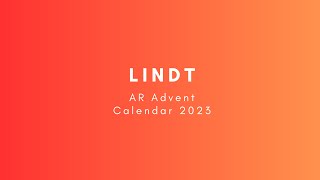 Lindt AR Advent Calendar 2023 4K 🍫🧸 [upl. by Oliviero43]