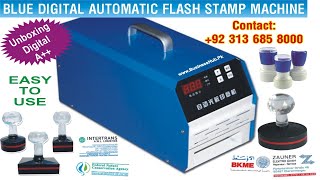 UNBOXING amp TUTORIAL MULTI COLOR FLASH STAMP MAKEING [upl. by Fronniah]