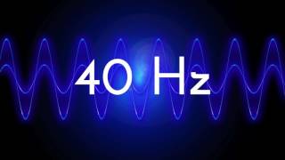 40 Hz clean sine wave BASS TEST TONE frequency [upl. by Mahalia]