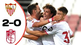 Sevilla Vs Granada 20 All Goals Results Extended Highlights Friendly Match [upl. by Cohberg]