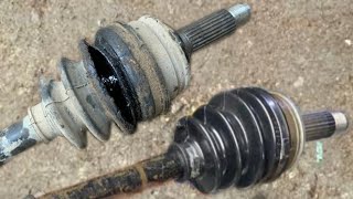 How To Restoration Drive Shaft amp CV Joint Inner End Outer Boots Change [upl. by Wayne]