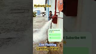 Hydrant LineFire HydrantLine Flushing Landing ValveHydrant Valve hydrantvalve hydrantflushing [upl. by Adnohsat]