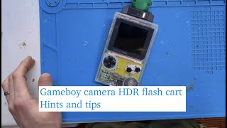 HDR gameboy camera flash cart  hints and tips [upl. by Lindblad]