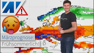 Verrückte Märzprognose 2022 USWetterdienst rechnet mit Frühsommerwetter und Trockenheit [upl. by Nadean]