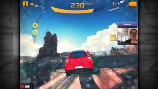 How to Live Stream in Asphalt 8 Airborne [upl. by Dlanger]