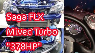 Saga FLX Mivec Turboquot378HPquot Kick In😱😱😱 [upl. by Emory]