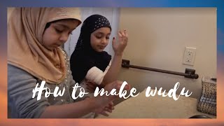 How to Make WuduAblution the Correct Way by Hafsa and Mariya [upl. by Yengac639]