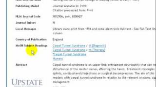 Chapter 3  Using Medical Subject Headings [upl. by Ahsieken]