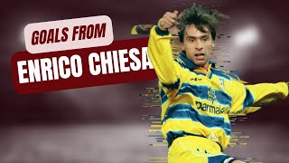 A few career goals from Enrico Chiesa [upl. by Mireielle]