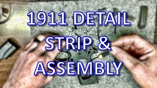 1911 Pistol Full Disassembly amp Assembly [upl. by Iives]