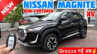 Mini Fortuner✌️Nissan Magnite Xv Black Colour Review  nissan magnite 2024  magnite facelift 2024 [upl. by Dez]