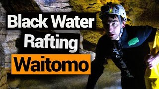 ⛑️ Black Water Rafting in Waitomo  New Zealands Biggest Gap Year – Backpacking Guide New Zealand [upl. by Cathlene172]