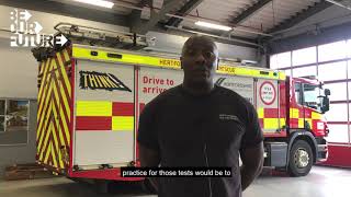 Firefighter explains the bleep test [upl. by Isabelita]