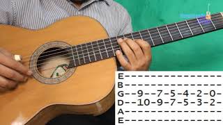 13 escalas a dos cuerdas para el acorde y tono de Do mayor para rancheras y corridos en guitarra [upl. by Ashwin]