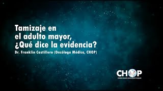 Jornada Científica XXI  Tamizaje en el adulto mayor  Dr Franklin Castillero [upl. by Loria]