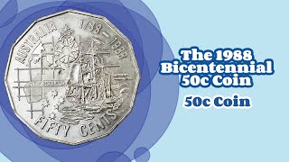 The 1988 Bicentennial 50c Coin  How Much Is It Worth 50c Coins [upl. by Charil]