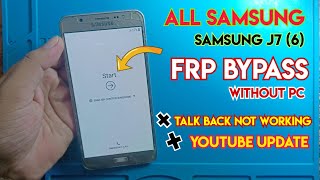 Samsung J7 6 Frp bypass You tube Update  All Samsung Frp Bypass Youtube Samsung J7 2016 frp unlock [upl. by Waldack]