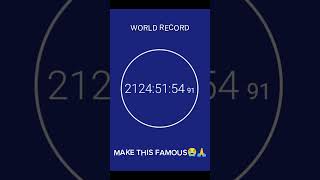 Chronometer World Record 💀 [upl. by Ettennaej74]