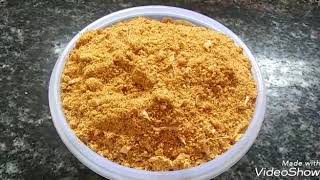 పపుులపొడి Pappula podi or Putnala podi recipe by Lakshmi Ramana [upl. by Ahsenek]