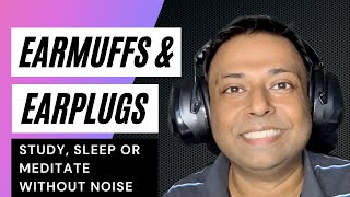 Earmuff and Professional Earplugs  Best earmuffs and earplugs for sleeping studying and mediating [upl. by Waylan]