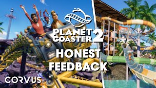 My HONEST THOUGHTS amp FEEDBACK on Planet Coaster 2 after my gameplay session [upl. by Clancy]