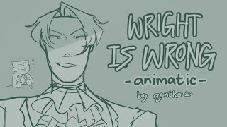 Wright Is Wrong  Ace Attorney Animatic [upl. by Aundrea]