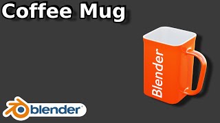 how to create a coffee mug easily in blender [upl. by Apurk]