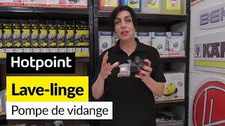 Comment remplacer la pompe de vidange sur une machine à laver Hotpoint [upl. by Alyworth]