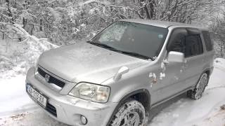 Honda CrV in Snow honda crv tovlshi [upl. by Calida]