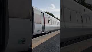 LNER 801111 “Azuma” swiftly passing through Markinch for Aberdeen shorts azuma lner highspeed [upl. by Ybreh]